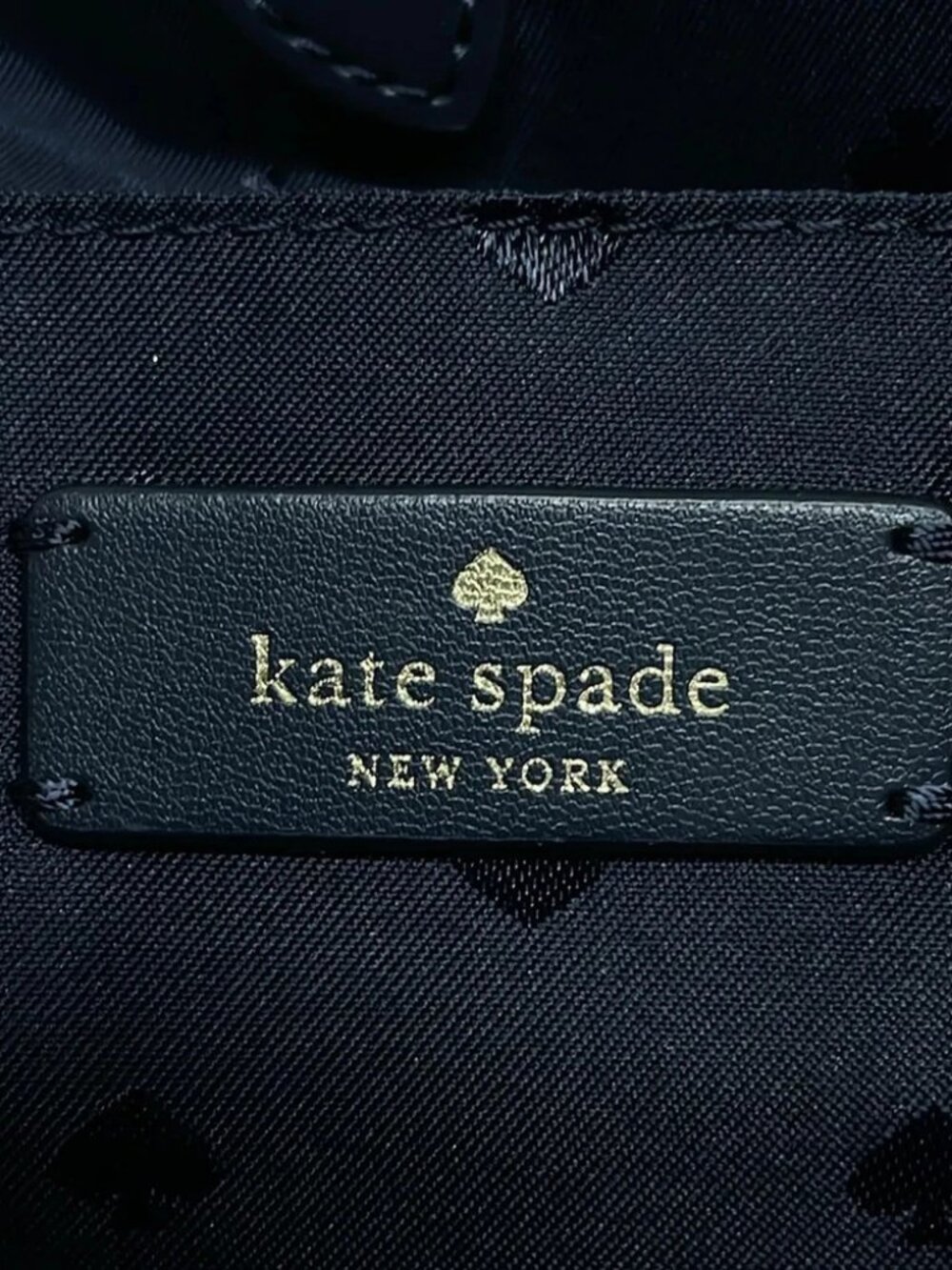 Kate spade Chelsea Tote Green Dark Navy Nylon Leather Tote Bag - Picture 9 of 9